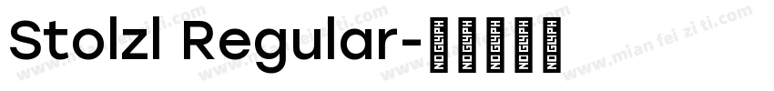 Stolzl Regular字体转换